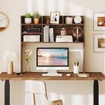 �tag�re de bureau meuble de rangement avec 6 �tag�res organisateur de bureau � 3 niveaux pour ordinateur ...