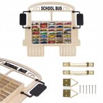 �tag�re de bus �tag�re pour hot wheels ressorts pour voitures autobus scolaire