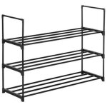 �tag�re � chaussures � 3 niveaux organisateur de stockage d'�tag�re de tour de chaussure pour chambre, ...