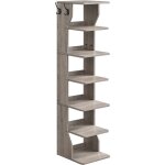 Vasagle - tag�re � chaussures fine, meuble de rangement sur pieds 6 niveaux, gain de place, pour entr�e, ...
