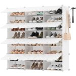 �tag�re � chaussures, rangement pour chaussures � 12 compartiments, pour vestiaire, entr�e, pour 48 paires, ...