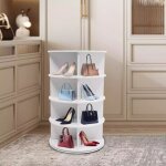 �tag�re � chaussures rotative � 4 niveaux, pr�sentoir � chaussures rotatif � 360�, �tag�re � chaussures ...