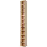 tagre colonne armoire de rangement cd 12 compartiments 21l x 20l x 175h cm capacit max. 204 cd coloris ...