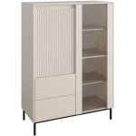 �tag�re comfivo delruva, cachemire, ferm�, avec tiroirs, avec des portes, stratifi�, verre tremp�, mdf, ...