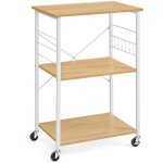 �tag�re de cuisine desserte chariot de service � 3 niveaux oour four � micro - ondes mini four grille ...
