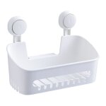 Etag�re douche ventouse serviteur panier de douche amovible sans per�age pour salle de bain panier rangement ...