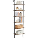�tag�re �chelle biblioth�que 6 niveaux meuble rangement livres d�corations pour salon bureau chambre ...