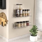 �tag�re � �pices murale � double niveau, adapt�e aux portes d'armoires / de garde - manger, offrant des ...