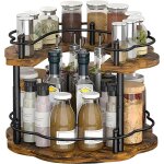 �tag�re � �pices, plateau tournant en bois � 2 niveaux, �tag�re � �pices, �tag�re � �pices, �tag�re � ...