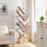 tagre en forme d'arbre, bibliothque sur pieds  9 niveaux, tagre de rangement, pour cd, dvd, livres, ...