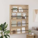�tag�re � magazines 2 pcs ch�ne 100 x 12 x 70 cm