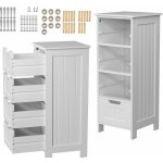 Étagères modernes armoire haute unité de rangement en bois blanc cabinet présentoir Étagères modernes armoire haute unité de rangement en bois blanc cabinet présentoir