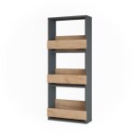 Étagère murale repose, chêne doré / anthracite, 40x98cm, vicco Étagère murale repose, chêne doré / anthracite, 40x98cm, vicco