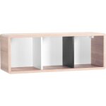 Petits - meubles - tagre murale vox evolve bois blanc et noir