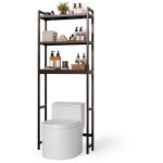 �tag�re de rangement de salle de bain � 3 niveaux bealife meuble en bambou pour machine � laver toilettes ...