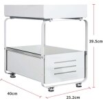 Etagere de rangement sous evier rack avec tiroir coulissant pour cuisine et salle de bain - 2 niveaux ... Etagere de rangement sous evier rack avec tiroir coulissant pour cuisine et salle de bain - 2 niveaux ...