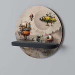 tagre ronde noire pour machines machinarium