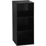 Etag�re - vida designs - oxford - 3 �tag�res - noir - meuble de salon - montage mural possible