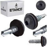 Etanco - vis autoperceuses gt5 ph (z14) 5, 5x19mm ral 7024 Etanco - vis autoperceuses gt5 ph (z14) 5, 5x19mm ral 7024
