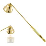 Jamais utilis]teignoir  bougie dor, eteignoir a bougies avec long manche, bougie extincteur en acier ...