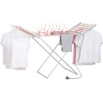 Etendoir chauffant chauffant pliable, seche linge electrique 230 w avec ailes, s�che - serviettes int�rieur ...