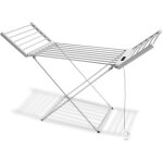 tendoir lectrique pliable chauffant fishtec 18 barres avec minuterie