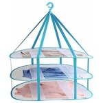 tendoir  linge grande taille 3 niveaux maille plie vtements suspendu sche - linge t shirt pull schage ...