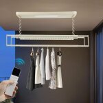 �tendoir � linge � montage au plafond, �tendoir � linge �lectrique d�pliable, s�choir � linge au plafond ...