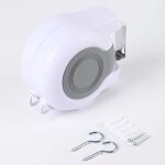 tendoir  linge rtractable d'extrieur, tendoir mural extensible avec 2 cordes  linge, pour salle ...