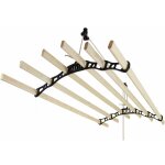 Monster - shop - etendoir  linge suspendu de 2 mtre, 6 lattes en pin vernisss, supports en fonte et ...