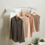 �tendoir mural pliable extensible r�tractable dryva 100 innovagoods