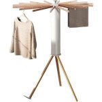 tendoir  vtements pliable, schoir  rayons en ventail, etendoir  linge sur pied support trpied, ...