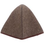 Etereauty chapeau sauna feutre de laine paissie bain hommes chapeaux vaporarium bonnet de bain accessoires ...