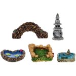 Etereauty jardin dcorations miniatures pont fe zen dcor phare figurines mini puits bac  sable ponts ...