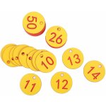 Tiquettes numrotes graves, numrote porte cls tiquettes de ruche rondes en plastique marqueurs ...