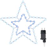 �toile de no�l avec 72 led blanc froid 51, 5 x 50 x 0, 65 cm fer vidaxl