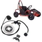 �trier de frein � disque hydraulique, kit de frein � disque plaquette de frein rotor de disque pour 50cc ...