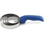 Etrille double face, brosse cheval, 4 anneaux, avec manche soft touch, id�al pour toiletter des chevaux ...