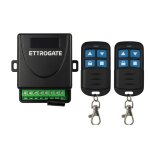 Ettrogate kit radio universel 2 canaux pour automatismes portails / lumires / irrigation / rideaux avec ...