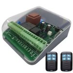 Carte de commande récepteur universel ettrogate 433mhz dc 12 - 24v 2ch relais porte de garage ouvre - ... Carte de commande récepteur universel ettrogate 433mhz dc 12 - 24v 2ch relais porte de garage ouvre - ...