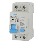 Ettroit jx251068 disjoncteur diffrentiel 1p + n 10a 300ma 220v - 6ka classe a