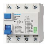 Ettroit jx341669 disjoncteur diff�rentiel pur 4p 16a 30ma courbe b 6ka ac / dc 380v
