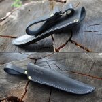 Étui en cuir bps knives pour couteau sh06 noir universel Étui en cuir bps knives pour couteau sh06 noir universel