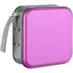 �tui multim�dia zipp� capacit� 48 cd, protection souple pour maison et voiture