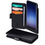 Etui portefeuille 2 en 1 pour samsung galaxy s23 ultra - noir