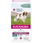 Eukanuba - daily care mono - protein adult all breed canard - nourriture sche pour chien - 12kg