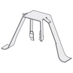 Eurocoustic st gobain - cavalier araign�e ca121 pour dalle plafond - bo�te de 500 - eurocoustic