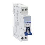 Disjoncteur 1p + n 16a courbe c connexion vis / vis 3ka nf (20216)