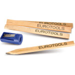 Eurotools crayons de charpentier avec taille - crayon sp�cial