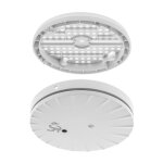 D�tecteur de fum�e nf autonomie et garantie 10 ans - innovation pratique - r�utilisez les trous de fixation ...